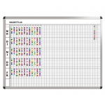 Klassen-Plantafel,  8 Stunden Mo-Fr, für 35 Klassen, 103x157 cm, 